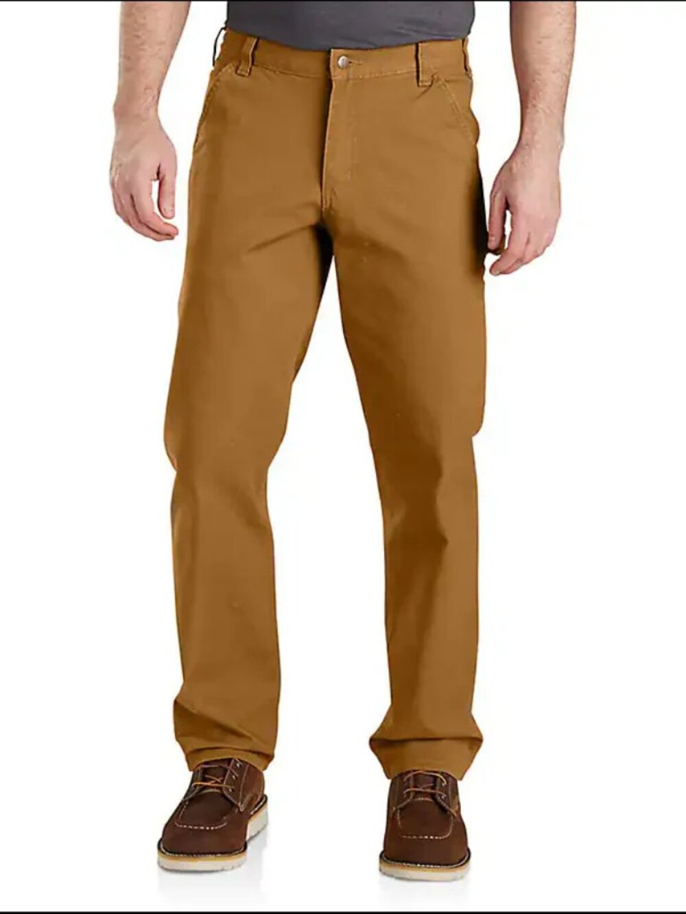 Carhartt Rugged Flex Relaxed Fit Duck Utility Work Pants 48x30 NWOT - Brown